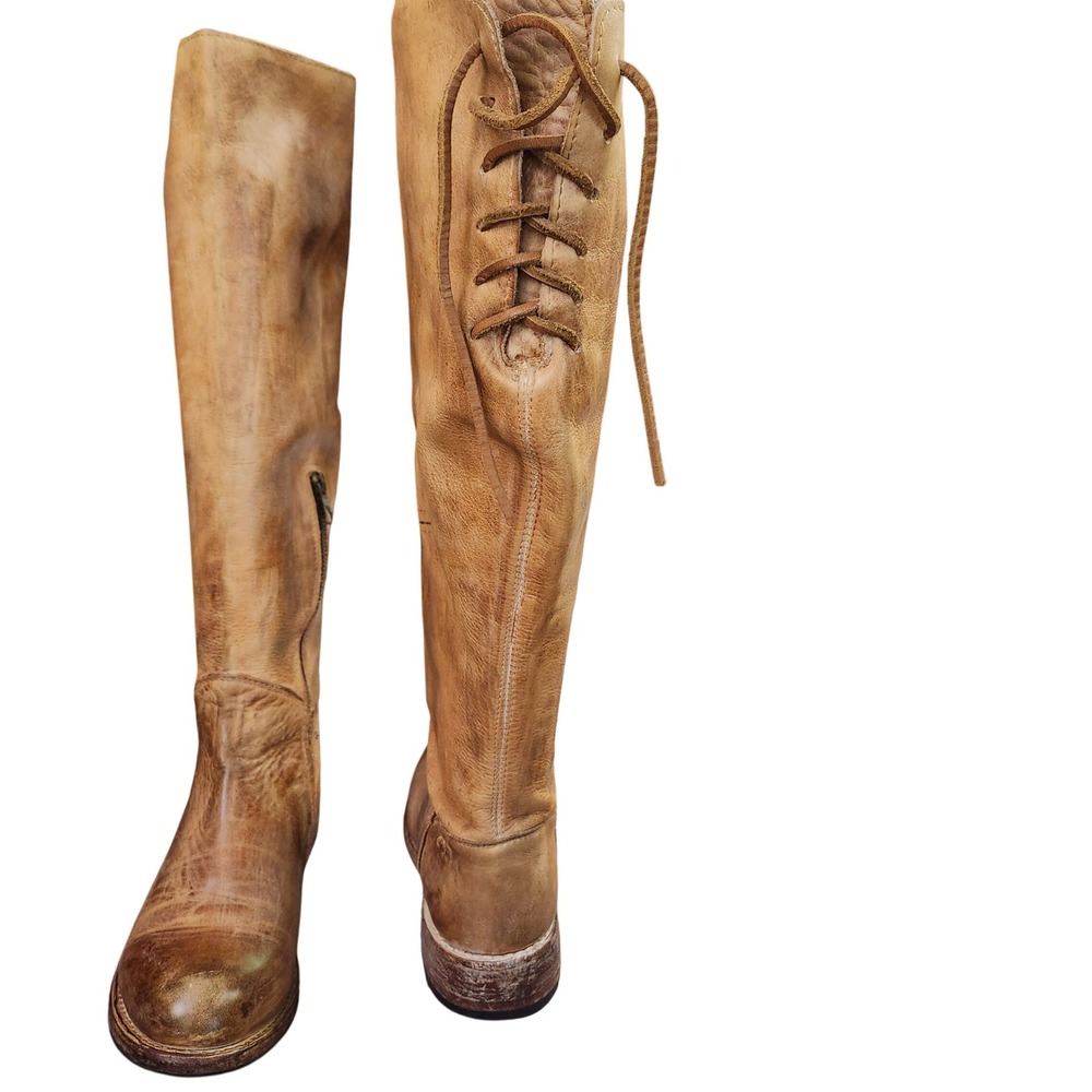 Bed Stu Manchester Distressed Riding boots Equestrian Cobbler Series Grunge Sz 8 - Picture 13 of 15